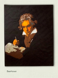 Beethoven textil textilkunst Christine Bünning 